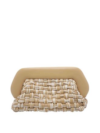 Themoir&egrave; The moire beige tia microweaved handbag