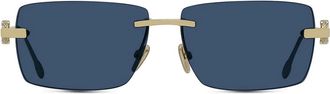 Fred Perry Sunglasses Fg40065 U 30 V Winch Gold/Blue Men