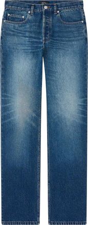 A.P.C. Straight-Leg Denim Trousers with Classic Five-Pocket Styling