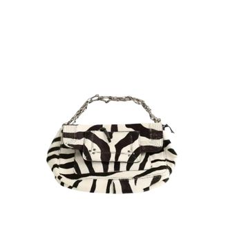 Jerome Dreyfuss Pre-owned Shoulder Bags, female, Multicolor, Size: ONE SIZE Pre-owned Lulu Zebra Print Shoulder Bag