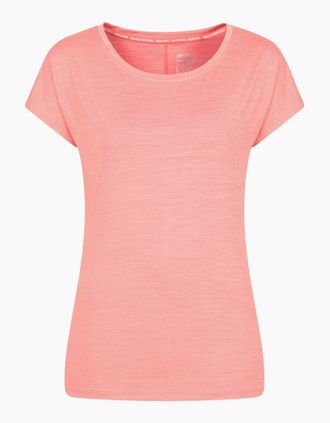 Mountain Warehouse Womens Mountain Warehouse Womens/Ladies Panna II UV Protection Loose T-Shirt - Pink/Orange/Red - Size: 18