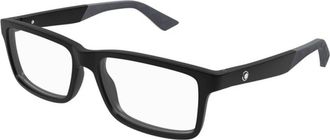 Montblanc Optical Frame - Heren - Brillen - Zwart - 57 MM - Accessoires