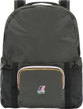 K-Way Tassen, Heren, Groen, ONE Size, Functionele Rugzak Michelet 4.0