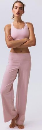 H&M Wide-leg sports leggings with softmove in Blush Pink at Nordstrom, Size X-Small