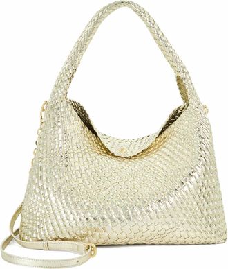 Dune London Womens Accessories Deliberate L - Woven Shoulder Bag - Gold - One Size