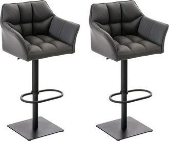 Clp Clp - Set De 2 Taburetes De Bar Damaso Gris Negro