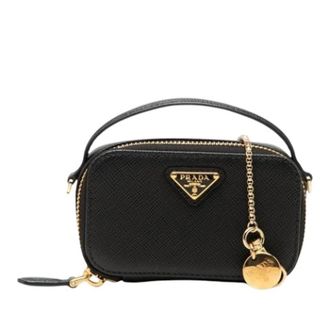 Prada Borsa Mini Satchel Pre-owned - - Pre-owned - Donna - Nero - ONE SIZE