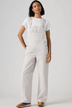 Levi's Workwear Baggy Overalls - Women - 2XS - Grey / Canvas Vapor Blue