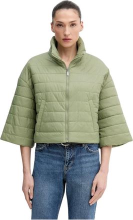 Benetton Donsjassen - Dames - Jassen - Groen - Maat: S Synthetisch
