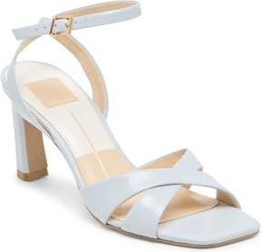 Dolce Vita Gwin Ankle Strap Sandal in Light Blue Crinkle Patent at Nordstrom Rack, Size 8.5