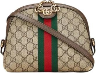 Gucci Pre-owned Vintage Cross Body Bag - Dames - Vintage Schoudertas - Beige - ONE Size - Vintage