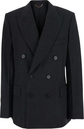Victoria Beckham Beatrice Jacket - Dames - Blazers - Grijs - 2XS - Wol - Jassen