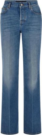 Gucci Straight Jeans - Dames - Regular Fit Jeans - Blauw - W29 - Katoen - Jeans