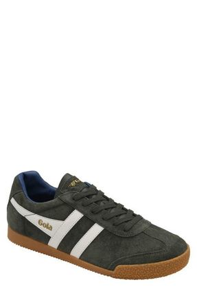 Gola Harrier Low Top Sneaker in Dk Khaki/o White/marine Blue at Nordstrom, Size 10.5