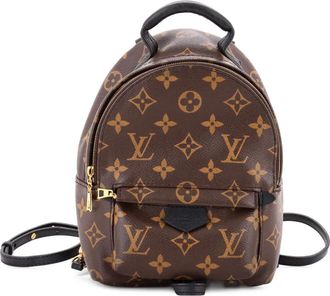 Louis Vuitton Palm Springs mini-rugzak met monogram canvas - Bruin
