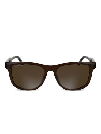 Lacoste square-frame sunglasses - Brown