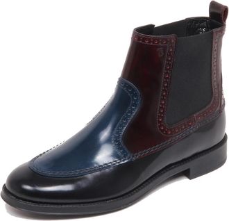 Tod's Beatles Bordeaux Laars Schoen - Dames - Chelseaboots - Bruin - 35 EU - Leer - Schoenen