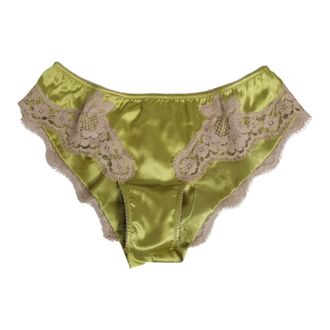 Dolce & Gabbana Bikinis, female, Green, Size: S Brief Panties