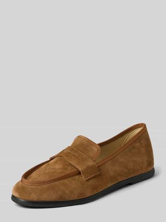 Espadrij Loafers aus Leder Modell LOAFER CLASSIC VELOUR in Cognac, Gr&ouml;&szlig;e 36