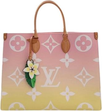 Louis Vuitton Pre-owned Onthego GM - Dames - Vintage Shopper - Roze - ONE Size - Leer - Vintage