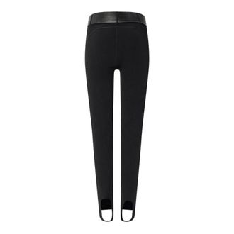 Self Portrait Leggings con staffa in maglia - - Trousers - Donna - Nero - XS