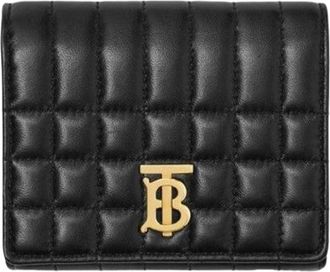 Burberry Pre-owned Wallets, female, Black, Size: ONE SIZE Pre-owned TB Rola Small Wallet