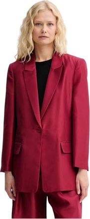 Munthe Patton Blazer - Dames - Blazers - Rood - XL - Polyester - Jassen