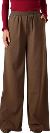 Ydence Ydence, Broeken, Dames, Bruin, S, Polyester, Bruine Stijlvolle Broek voor Vrouwen