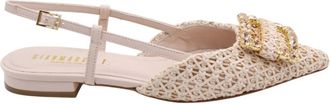 Gianmarco F. Jane - Dames - Ballerinas - Beige - 37 EU - Schoenen