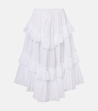 Chlo&eacute; Chlo&eacute; Cotton midi skirt