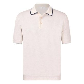 Gran Sasso Short-sleeve Polo Shirt - male - Gran Sasso - Polo Shirts - Beige - 2XL - Tops