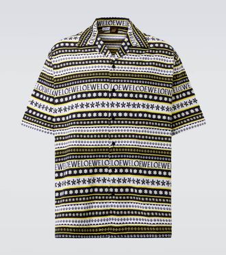 Loewe Paulas Ibiza cotton bowling shirt