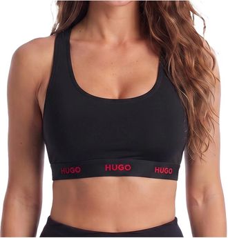HUGO BOSS Fitness, Dames, Zwart, XL, Katoen, ID Bralette