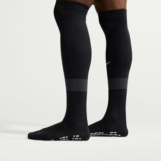 Nike Unisex VaporFast Soccer Knee-High Socks (1 Pair) in Black | IZ2685-010