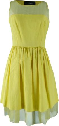 Max & Co. sleeveless midi dress - women - Lyocell - 4 - Yellow