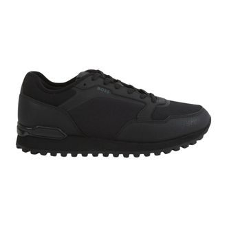 HUGO BOSS Heren, Schoenen, Zwart, Maat: 44 EU Leer