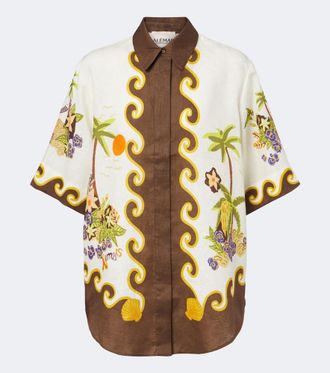 Alemais Al&eacute;mais Island Cove linen shirt