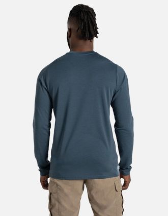Craghoppers Mens Craghoppers Mens Abel Nosilife Long-Sleeved T-Shirt - Blue - Size: 44