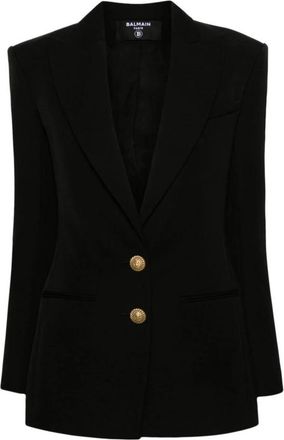 Balmain Zwarte SK Jas voor Mannen - Dames - Blazers - Zwart - 2XS - Jassen