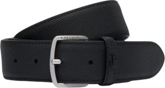 Lacoste Cintura Petit Piqu&eacute; - - Accessories - Uomo - Nero - 115 CM