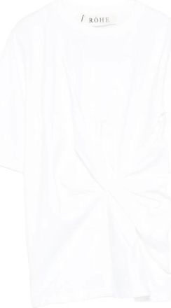 R&oacute;he Tops, Dames, Wit, S, Katoen, Re-Invented Twist T-Shirt