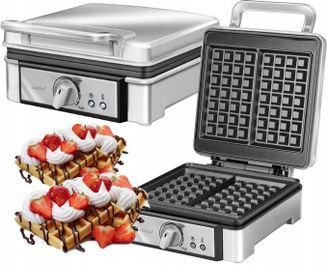 OEM Gofrera Mpm De Alta Potencia (1400 W) Para 2 Gofres Antiadherentes