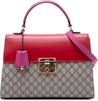 Gucci Pre-owned Gucci GG Supreme Padlock Top Handle Bag Ladies 8TJENM5BMQZOJHNA
