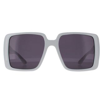 Gucci Square Womens White with Silver Dark Grey GG1692S - One Size