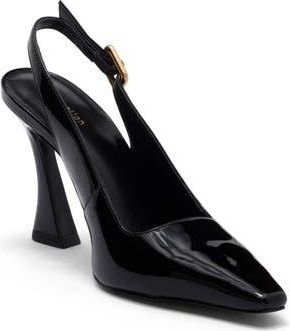 Reformation Nour Slingback Pump in Black Patent at Nordstrom Rack, Size 8.5