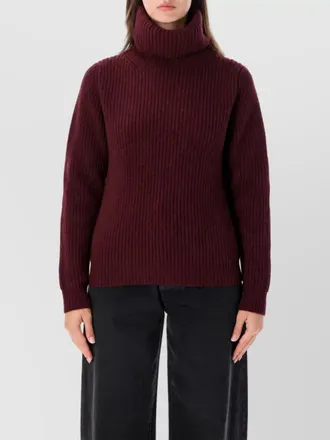 Fortela wool cashmere high neck sweatshirt