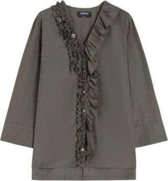 Max Mara Mujer, Blusas y Camisas, Gris, Talla: S