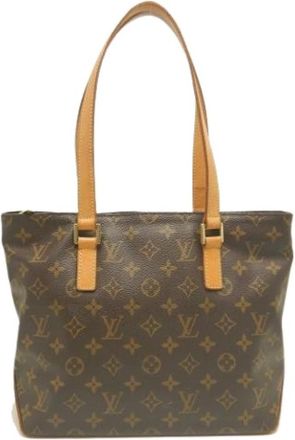 Louis Vuitton Pre-owned Vintage Monogram Tote Bag - Dames - Vintage Shopper - Bruin - ONE Size - Vintage