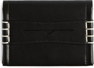 J.W.Anderson Loafer Leather Bifold Card Holder in Black at Nordstrom