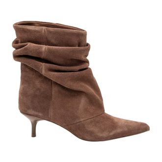 Steve Madden Flux Enkelboot - Dames - Schoenen - Bruin - Maat: 39 EU Su&egrave;de